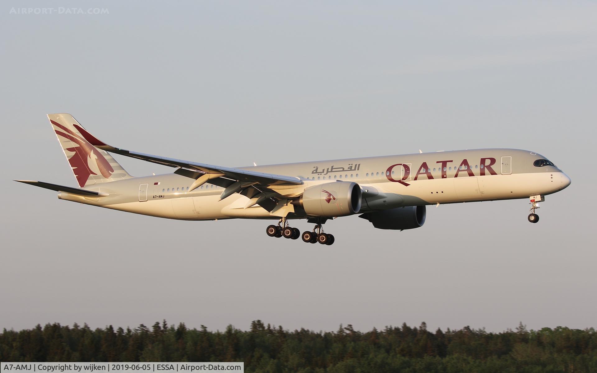 A7-AMJ, 2019 Airbus A350-941 C/N 237, Landing 19R