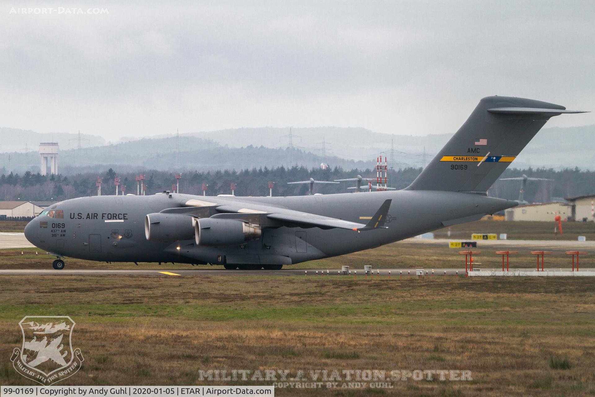 99-0169, 1999 Boeing C-17A Globemaster III C/N 50073/P-69, Ramstein