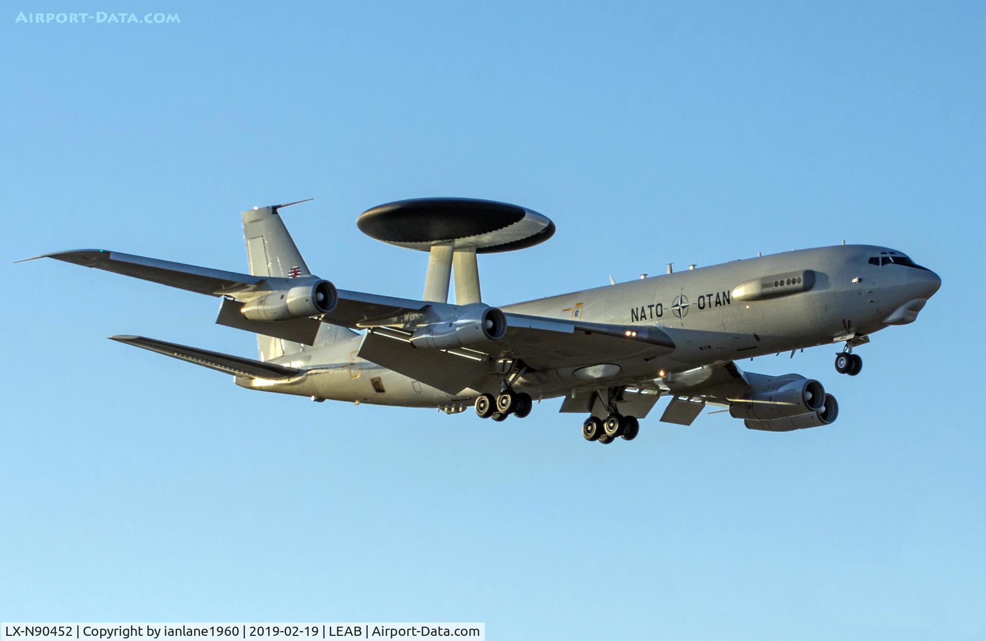 LX-N90452, 1983 Boeing E-3A Sentry C/N 22847, TLP 2019-01