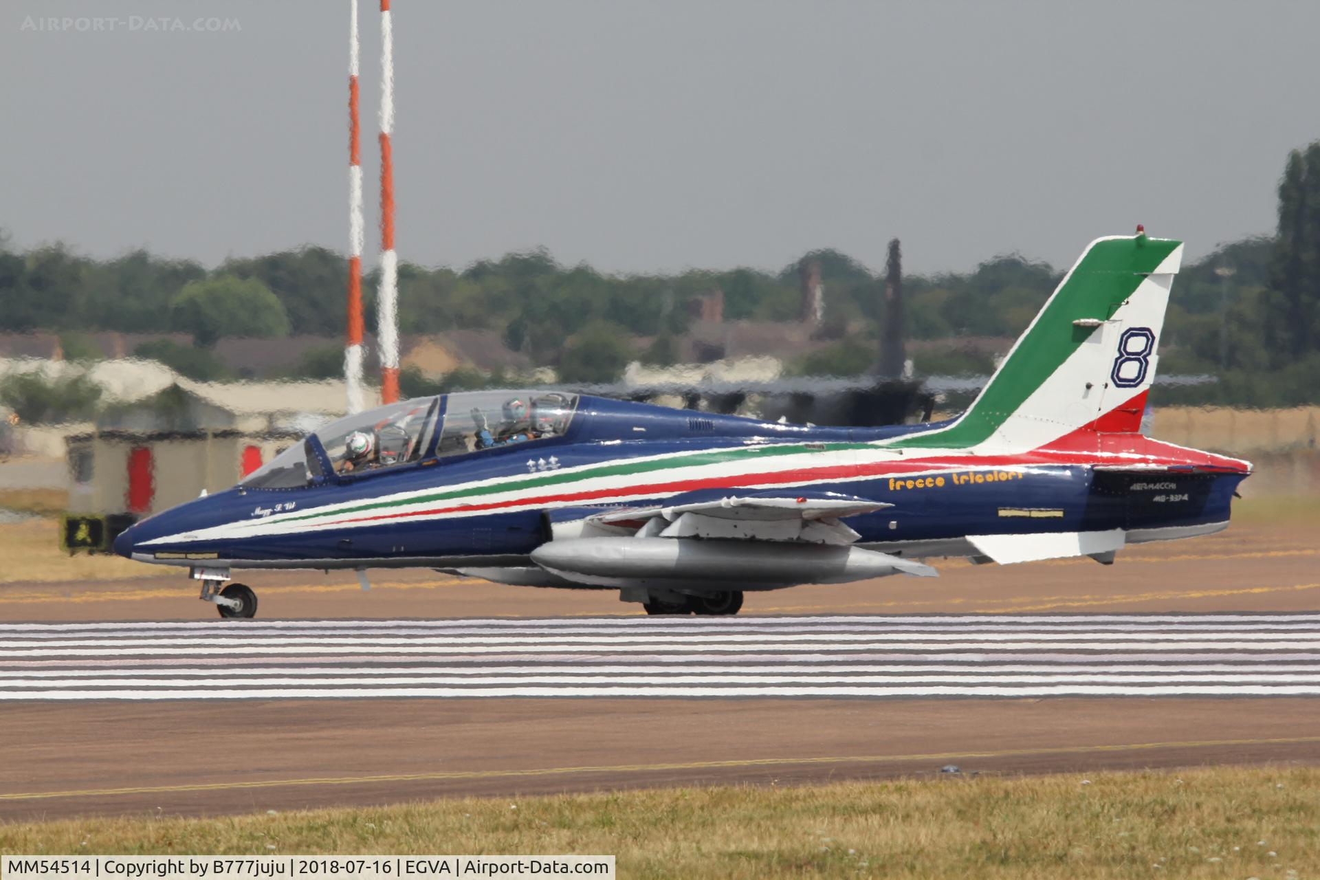MM54514, Aermacchi MB-339PAN C/N 6735/130/AA062, at TATOO 2018