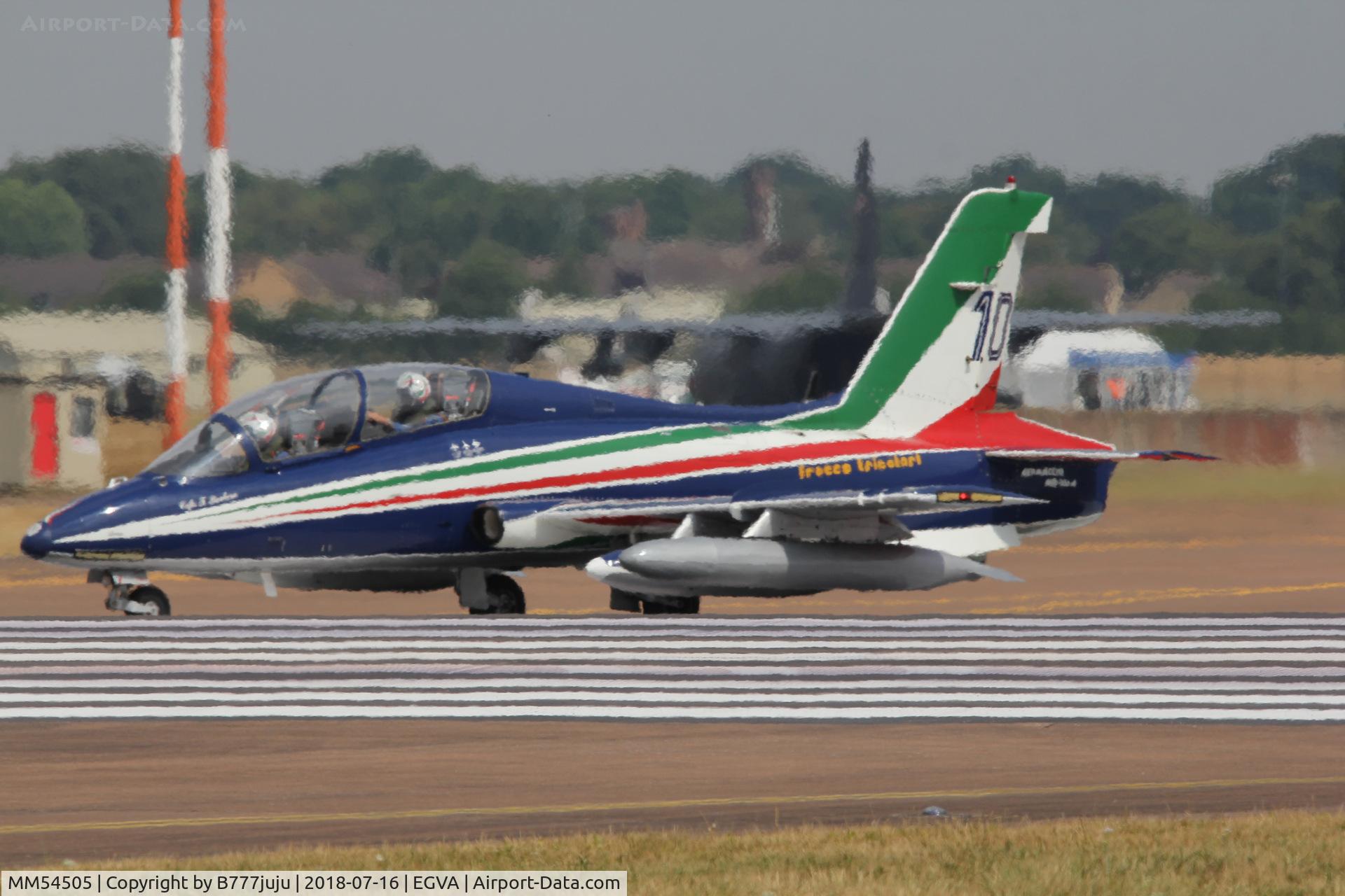 MM54505, Aermacchi MB-339A C/N 6716/111/AA053, at TATOO 2018