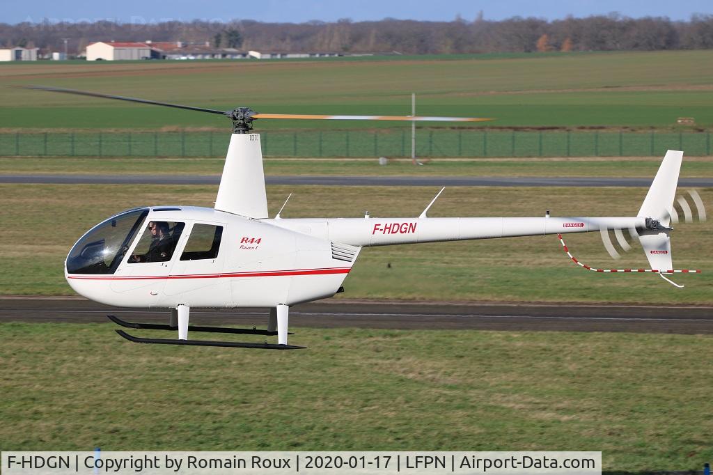 F-HDGN, Robinson R44 C/N 2571, First fly with french registration