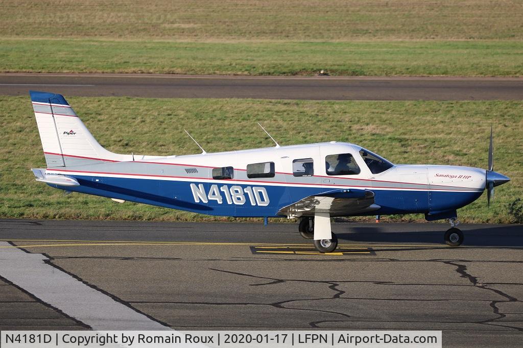 N4181D, 1998 Piper PA-32R-301 Saratoga C/N 3246113, Taxiing