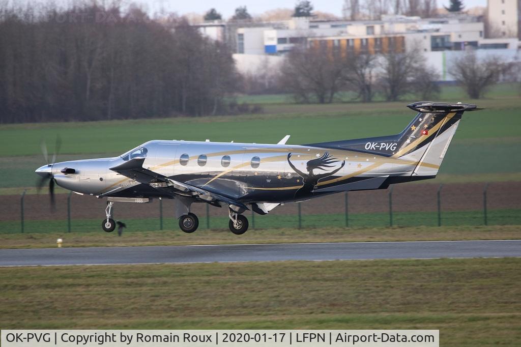 OK-PVG, 2017 Pilatus PC-12/47E C/N 1665, Landing