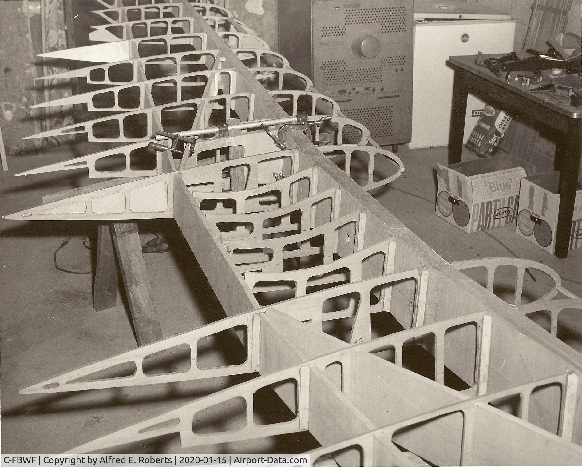 C-FBWF, 1969 Cavalier SA102.5 C/N 6958, Construction of main wing.