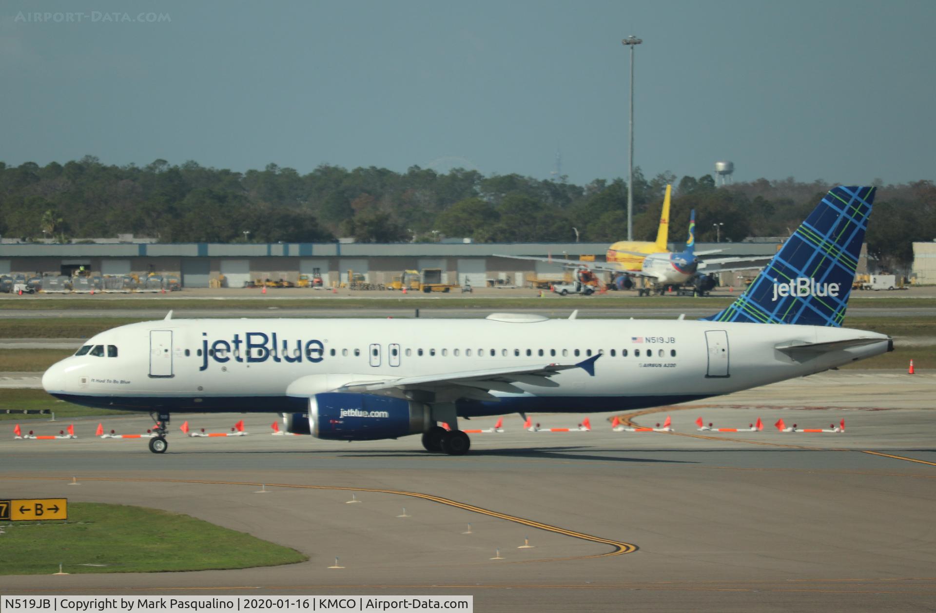 N519JB, 2001 Airbus A320-232 C/N 1398, Airbus A320-232