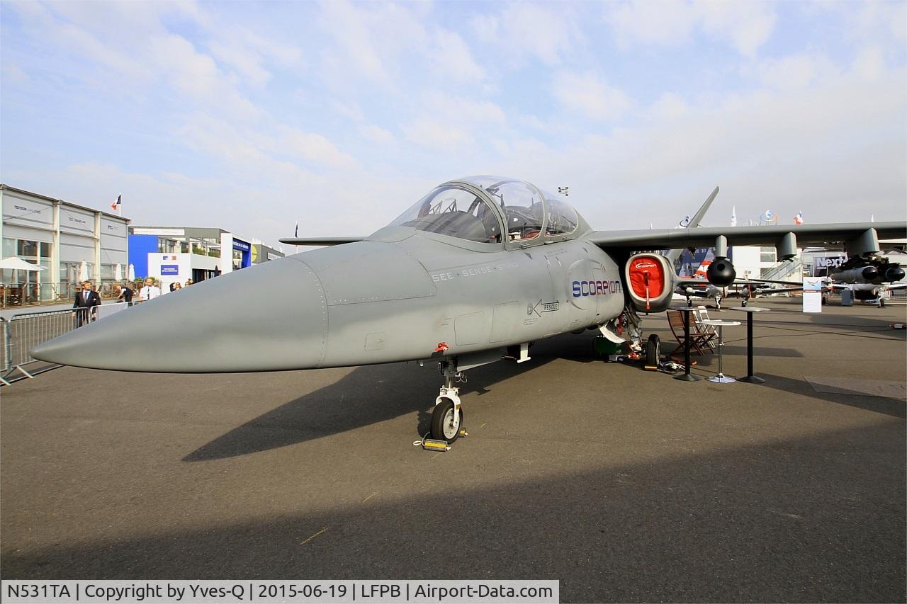 N531TA, 2013 Cessna E530 Scorpion C/N 721001, Textron AirLand Cessna E530 Scorpion, Static display, Paris-Le Bourget (LFPB-LBG) Air show 2015