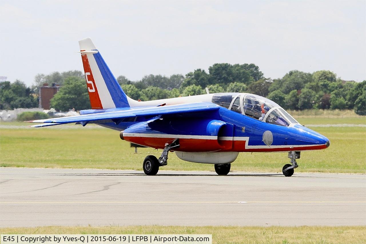 E45, Dassault-Dornier Alpha Jet E C/N E45, Dassault-Dornier Alpha Jet E, Taxiing, Paris-Le Bourget (LFPB-LBG) Air show 2015