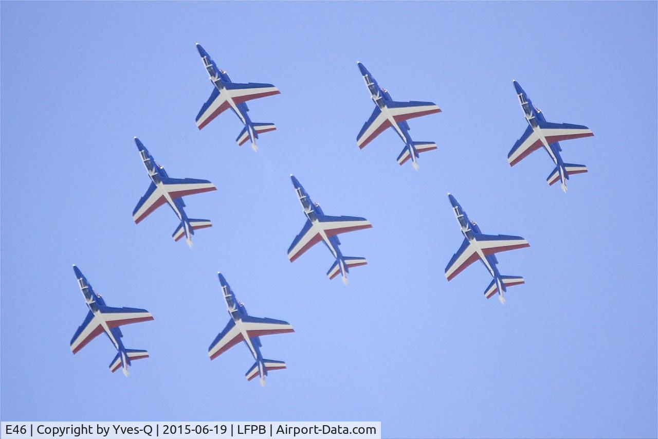E46, Dassault-Dornier Alpha Jet E C/N E46, Dassault-Dornier Alpha Jet E (F-UHRF), Leader of Patrouille de France 2015, Paris-Le Bourget (LFPB-LBG) Air show 2015