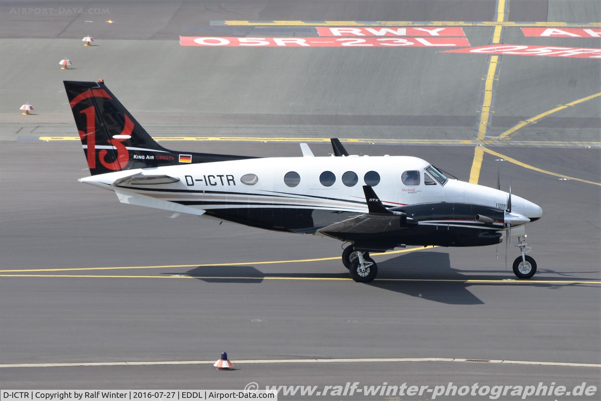 D-ICTR, 2013 Beechcraft C90GTi King Air C/N LJ-2079, Beechcraft C90GTi King Air - Private - LJ-2079 - D-ICTR - 27.07.2016 - DUS