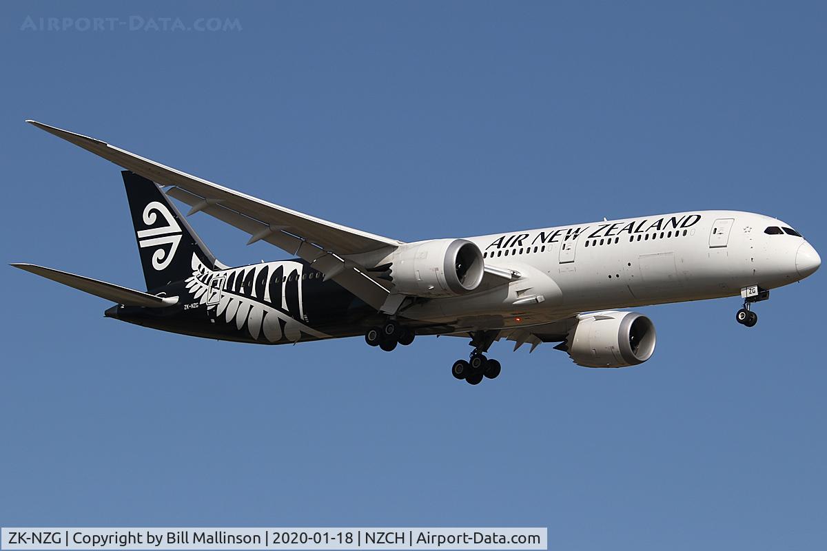 ZK-NZG, 2014 Boeing 787-9 Dreamliner Dreamliner C/N 37963, NZ295 from SIN