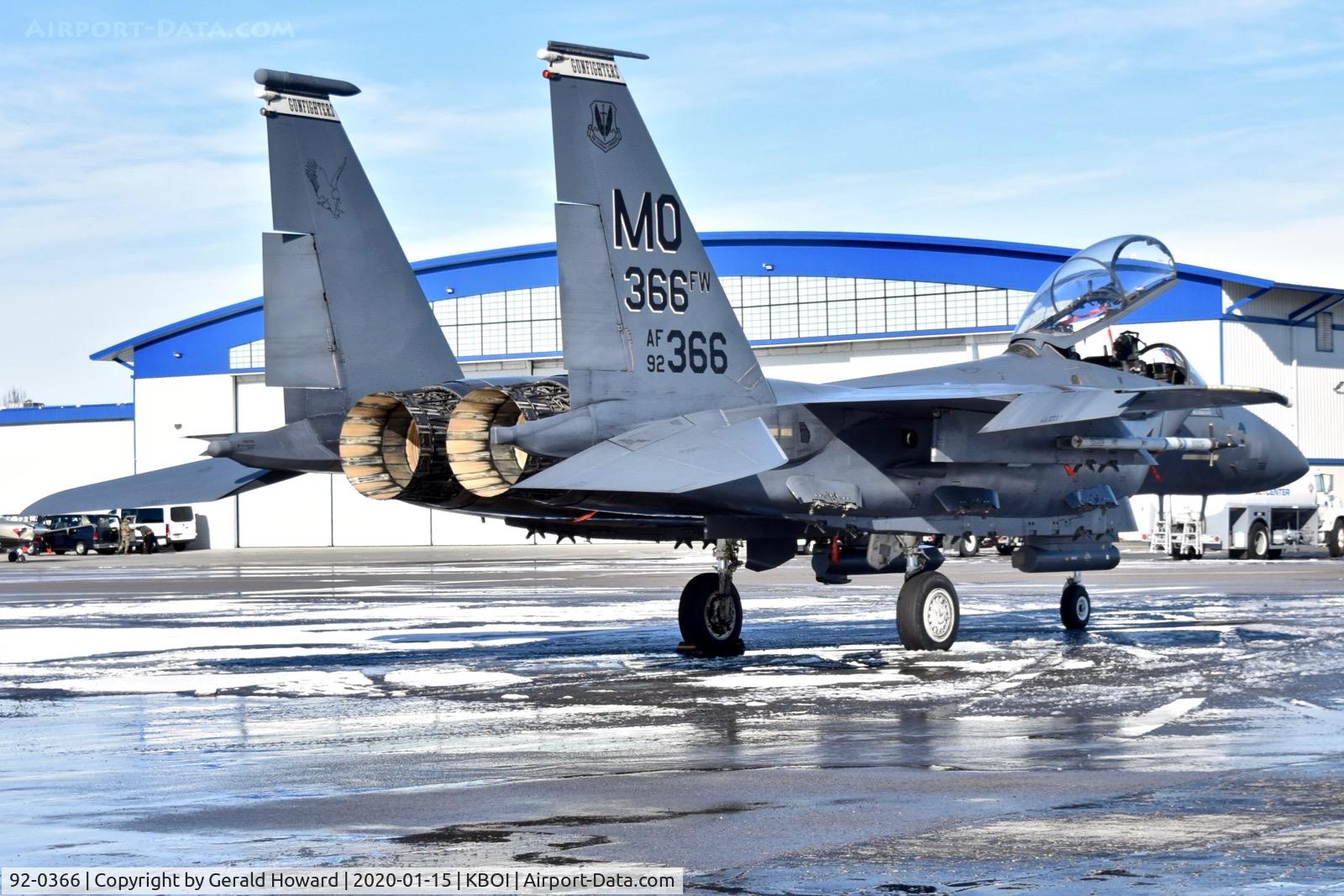 92-0366, 1992 McDonnell Douglas F-15E Strike Eagle C/N 1250/E208, F-15E from the 391st Fighter Sq. 