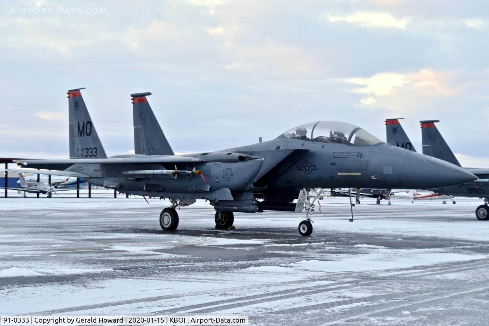 91-0333, 1991 McDonnell Douglas F-15E Strike Eagle Strike Eagle C/N 1240/E198, F-15E from the 391st Fighter Sq. 