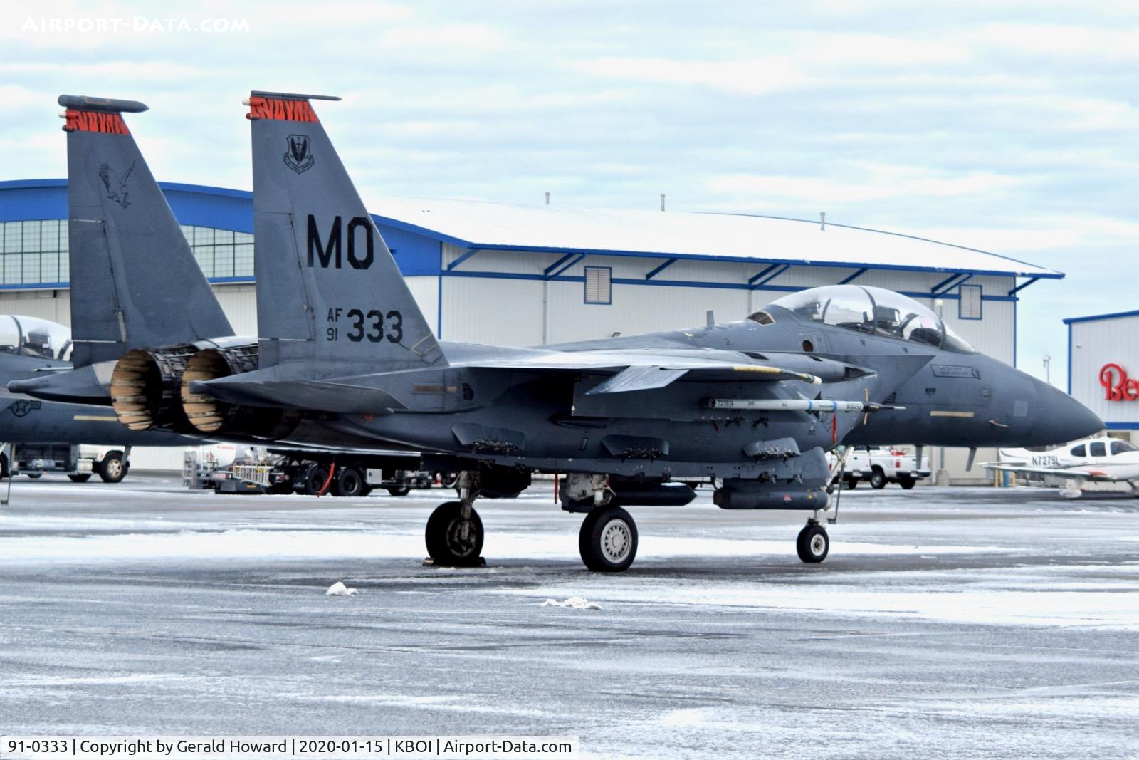 91-0333, 1991 McDonnell Douglas F-15E Strike Eagle Strike Eagle C/N 1240/E198, F-15E from the 391st Fighter Sq. 