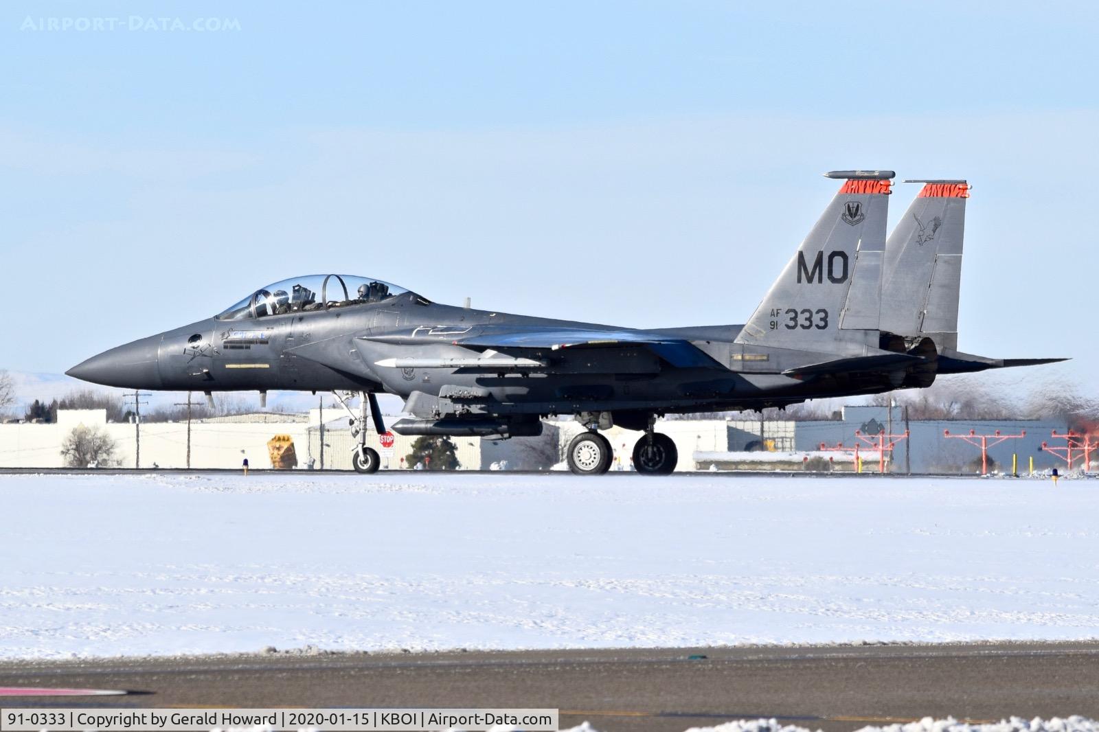 91-0333, 1991 McDonnell Douglas F-15E Strike Eagle Strike Eagle C/N 1240/E198, F-15E from the 391st Fighter Sq. 