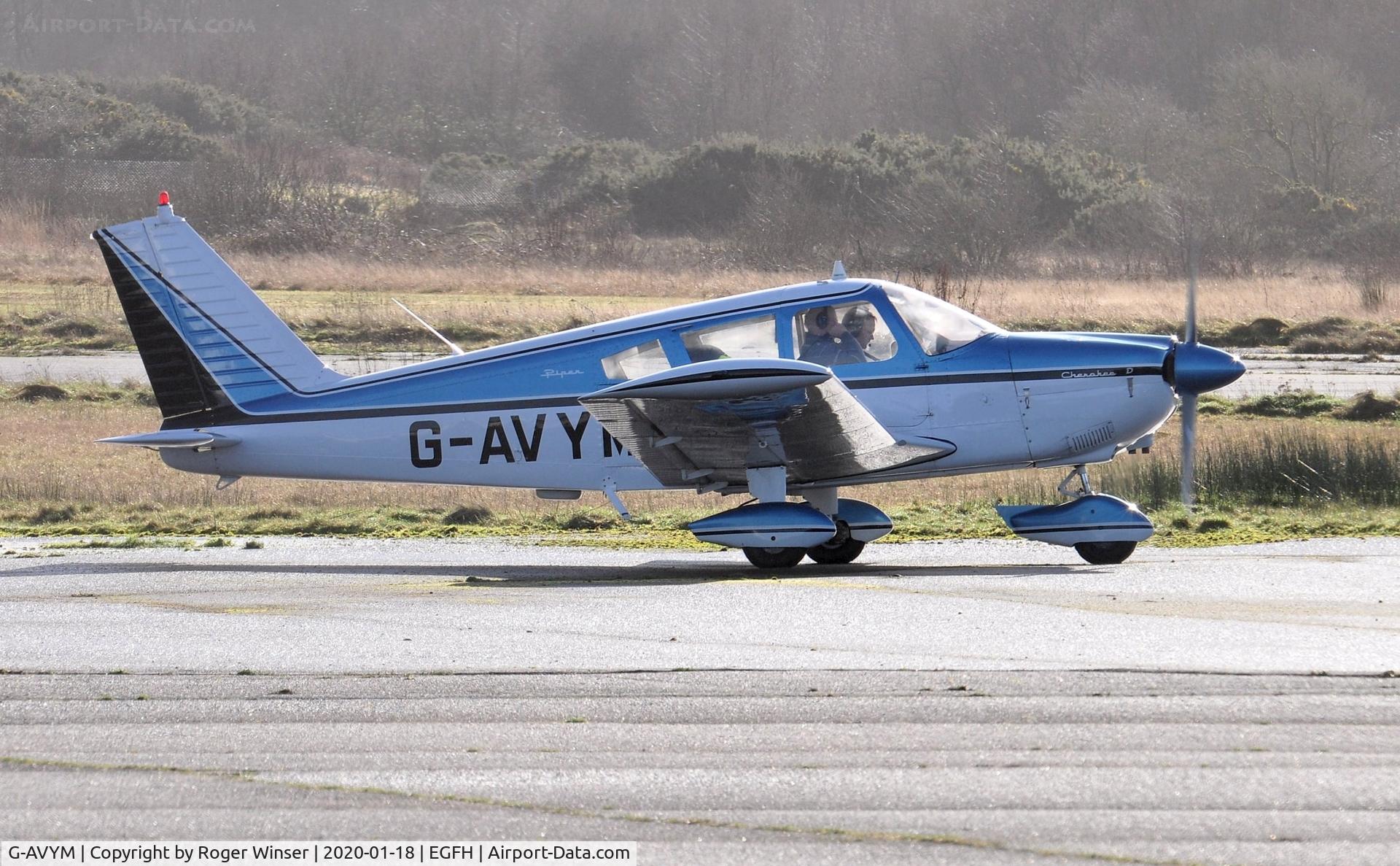 G-AVYM, 1968 Piper PA-28-180 Cherokee C/N 28-4638, Visiting Cherokee.