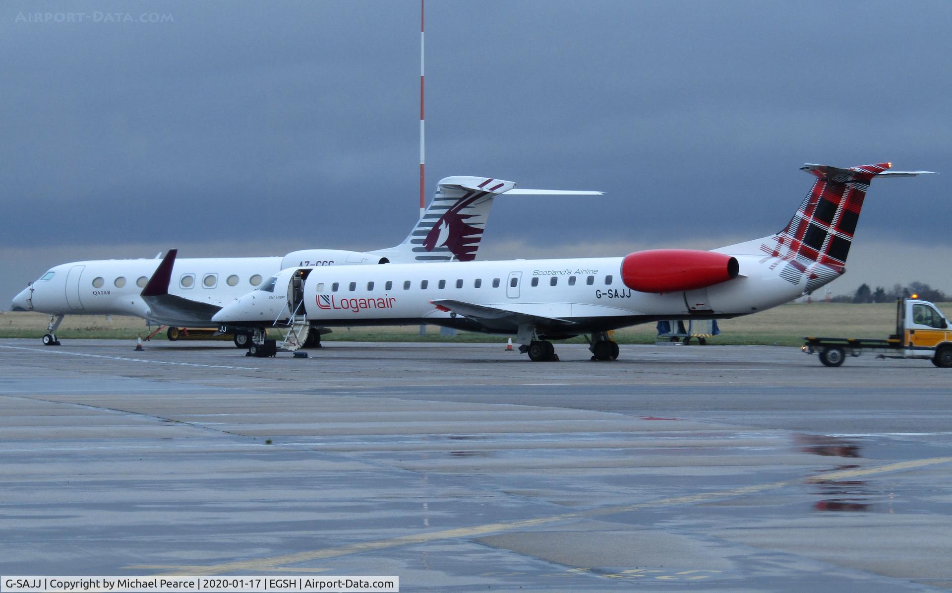 G-SAJJ, 1999 Embraer EMB-145EP (ERJ-145EP) C/N 145142, 