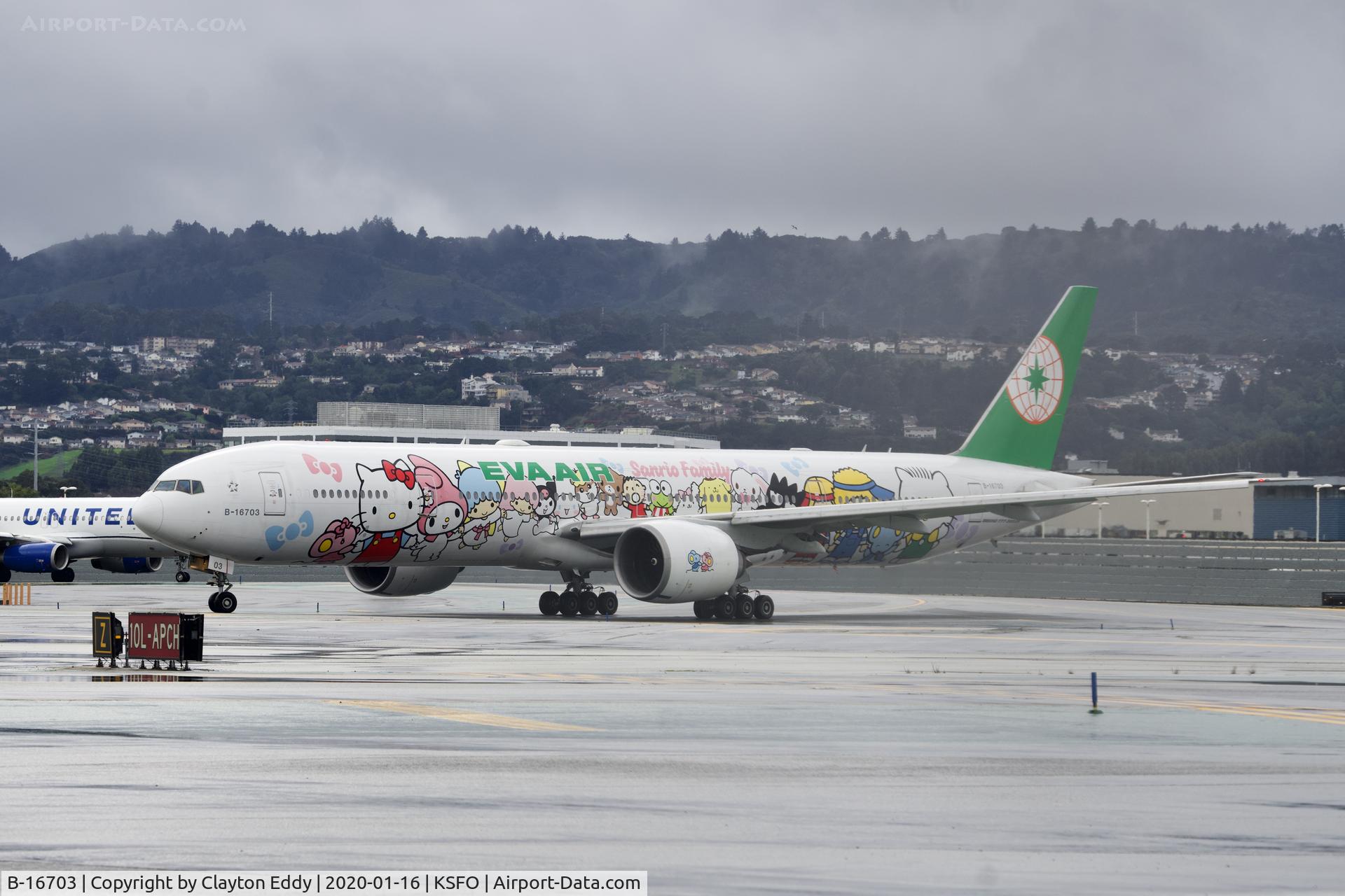 B-16703, 2006 Boeing 777-35E/ER C/N 32643, SFO 2020.