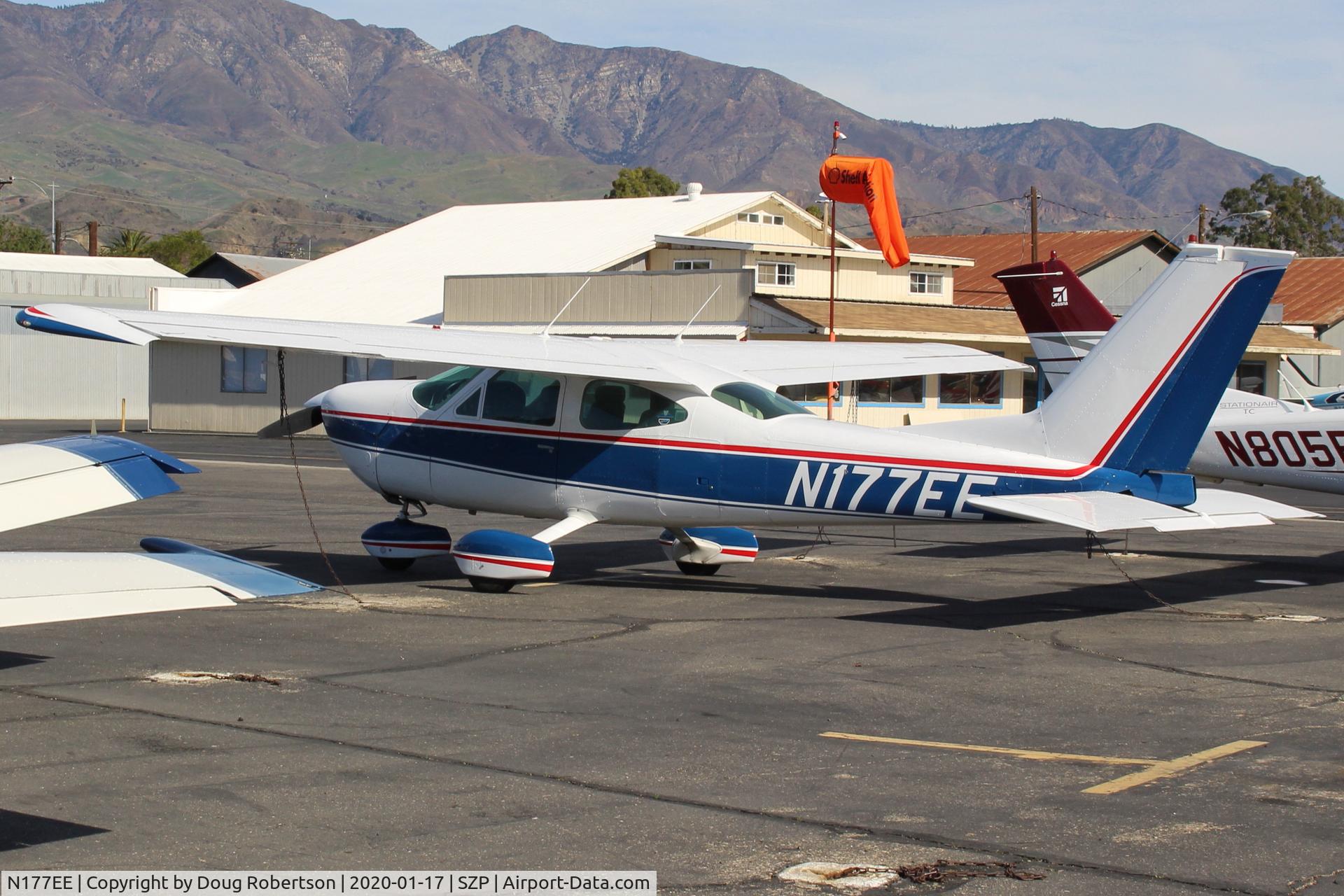 N177EE, 1976 Cessna 177B Cardinal C/N 17702511, 1976 Cessna 177B  CARDINAL, Lycoming O&VO-360 180 Hp, on transient ramp