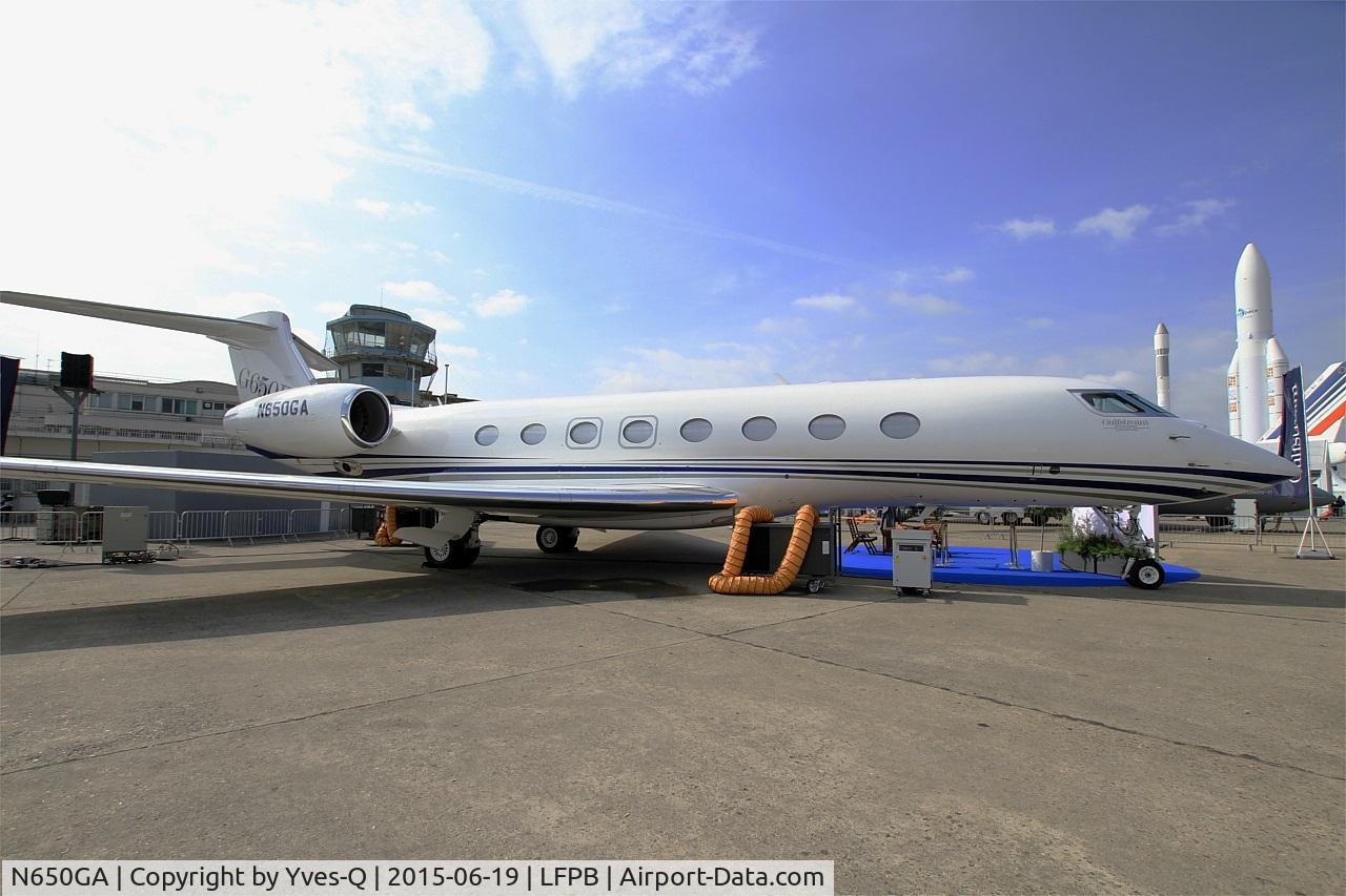 N650GA, 2010 Gulfstream Aerospace G650 (G-VI) C/N 6001, Gulfstream Aerospace G650, Static Display, Paris-Le Bourget (LFPB-LBG) Air show 2015
