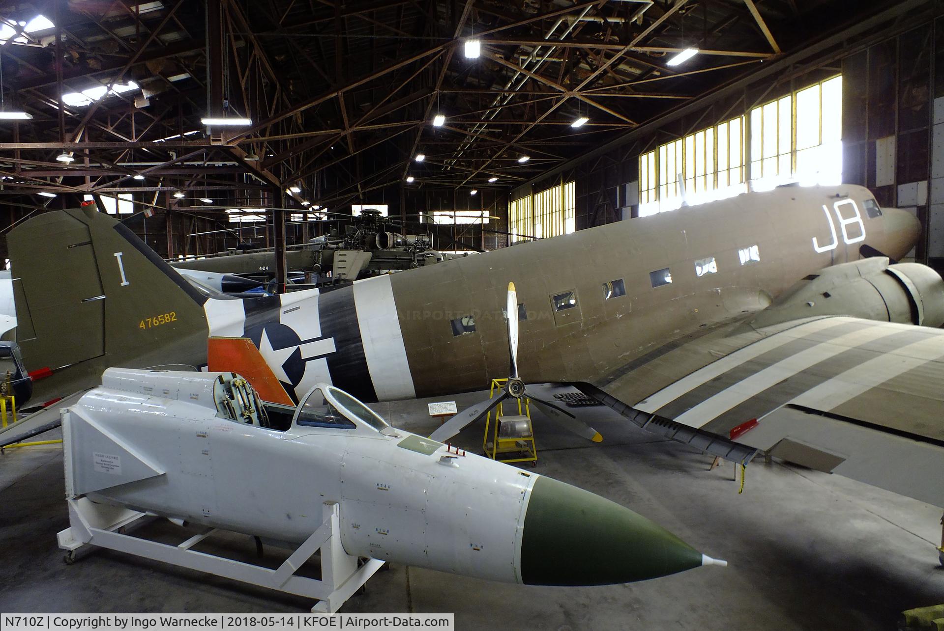 N710Z, 1944 Douglas DC3C C/N 32914, Douglas DC-3C / TC-47B (displayed as C-47 Skytrain) at the Combat Air Museum, Topeka KS