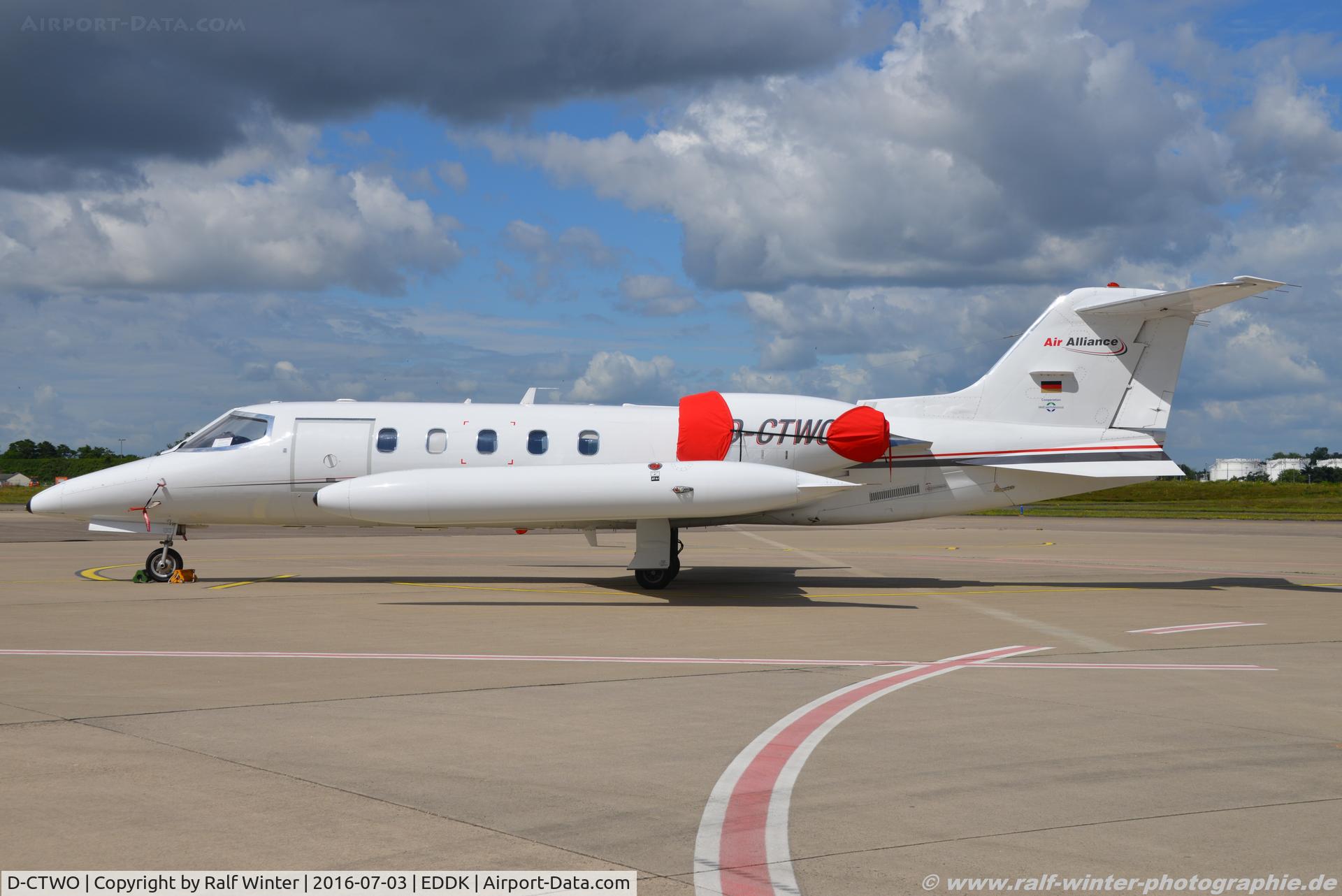 D-CTWO, 1983 Gates Learjet 35A C/N 35A-504, Learjet 35A - AYY Air Alliance - 35-504 - D-CTWO - 03.07.2016 - CGN