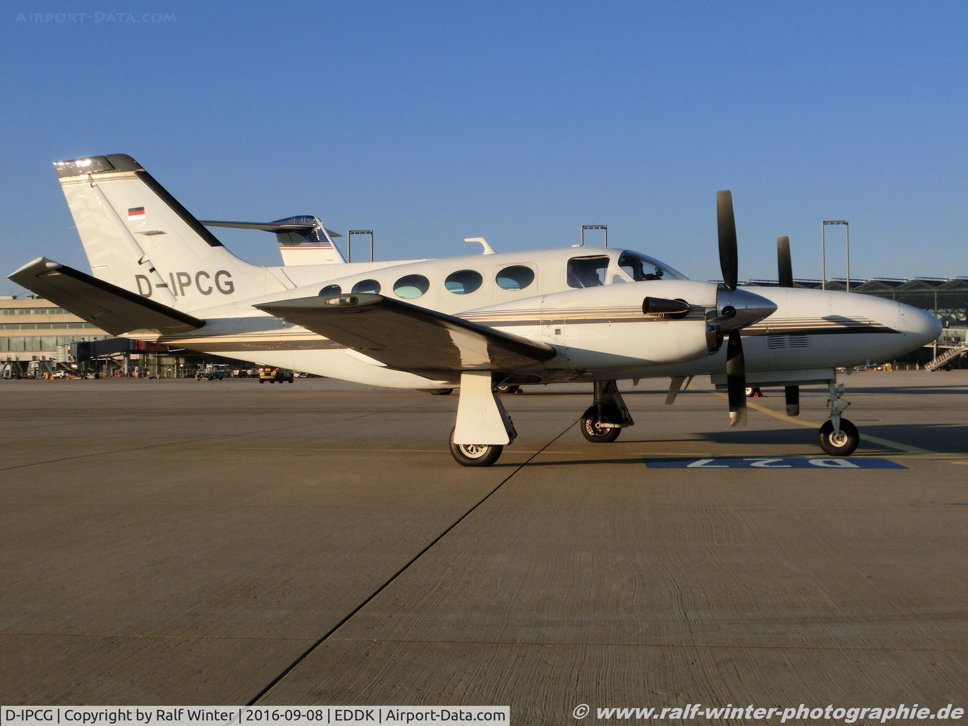 D-IPCG, 1983 Cessna 425 Conquest I C/N 425-0177, Cessna 425 Conquest 1 - Private - 425-0177 - D-IPCG - 08.09.2016 - CGN