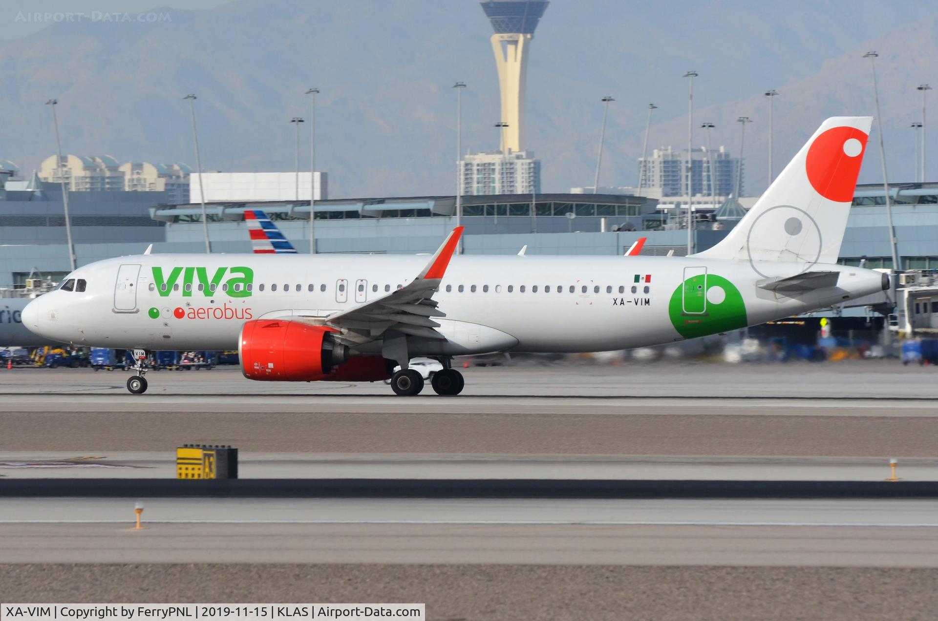 XA-VIM, 2018 Airbus A320-271N C/N 8528, Viva Aerobus A320N departing