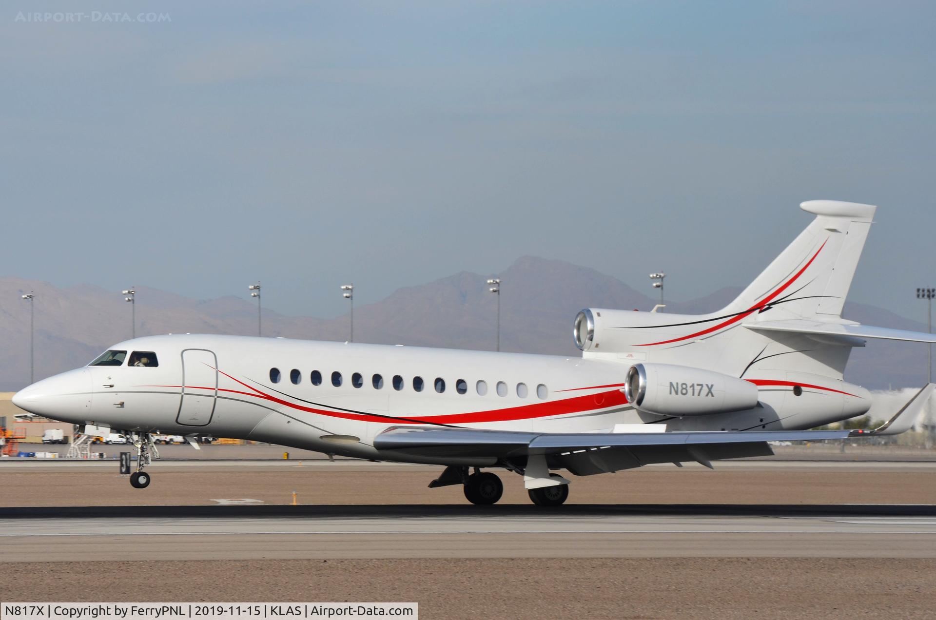 N817X, 2013 Dassault Falcon 7X C/N 208, Landing of TP Aviation Da7X