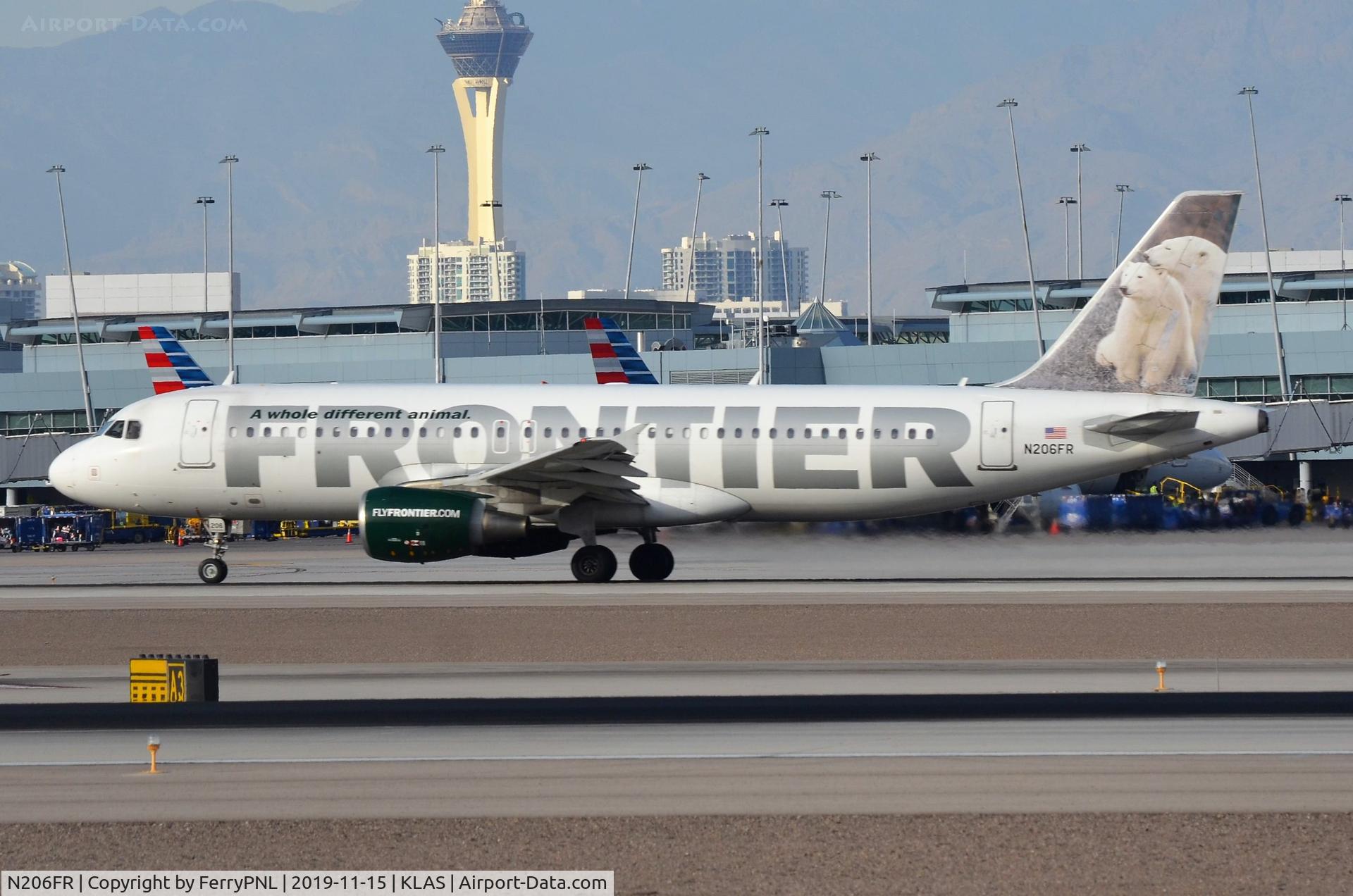 N206FR, 2010 Airbus A320-214 C/N 4272, Frontier A320 departing