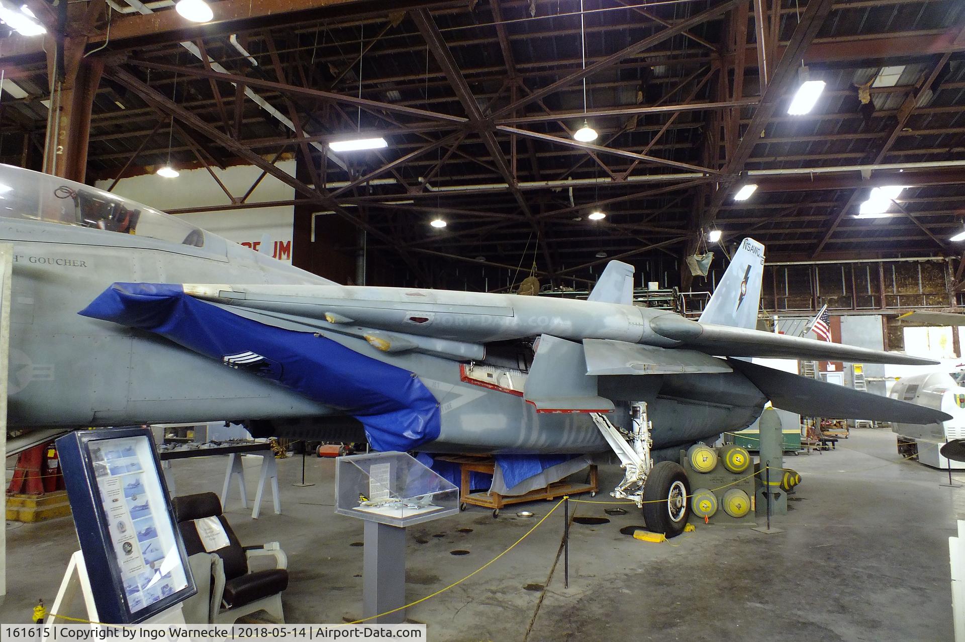161615, Grumman F-14A Tomcat C/N 474, Grumman F-14A Tomcat at the Combat Air Museum, Topeka KS