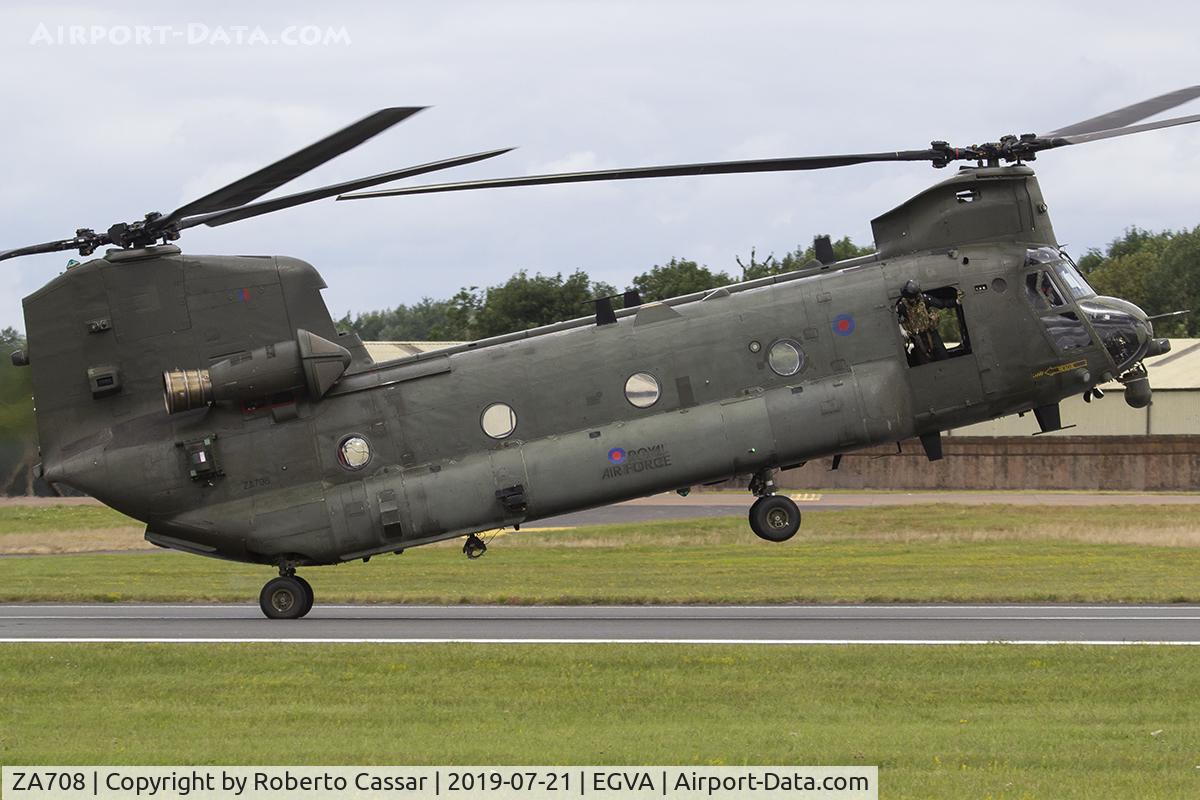ZA708, 1981 Boeing Vertol Chinook HC.6 C/N M7018, RIAT19