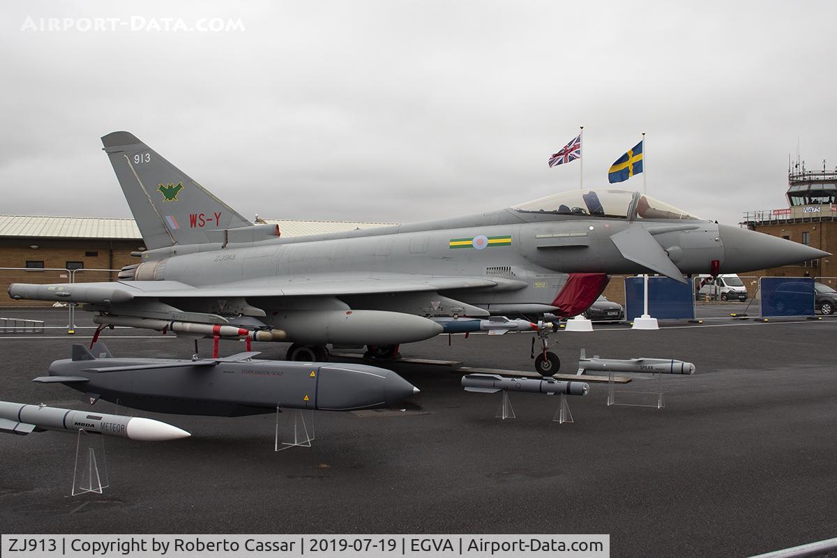ZJ913, 2004 Eurofighter EF-2000 Typhoon FGR4 C/N 0047/BS004, RIAT19