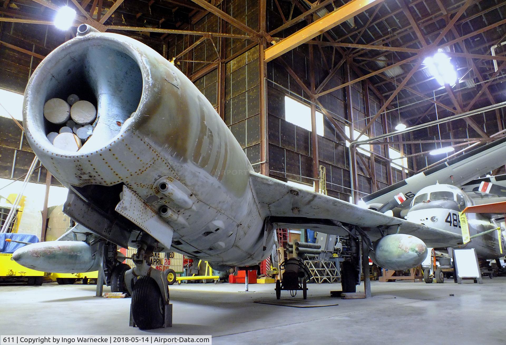 611, PZL-Mielec Lim-6R C/N 1J-0611, PZL-Mielec Lim-6R (MiG-17F) Fresco reconnaissance conversion at the Combat Air Museum, Topeka KS