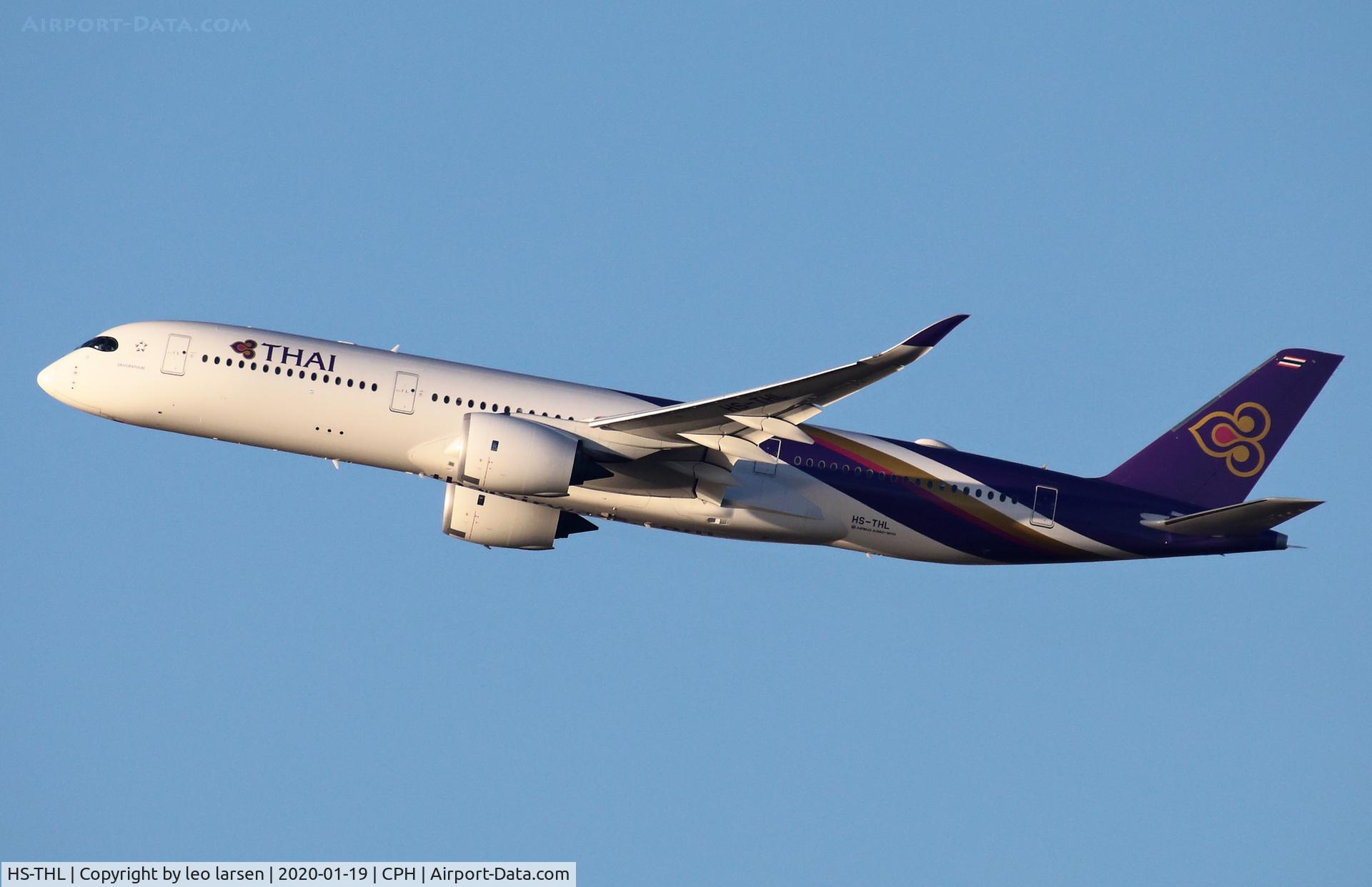 HS-THL, 2018 Airbus A350-941 C/N 185, Copenhagen 19.1.2020