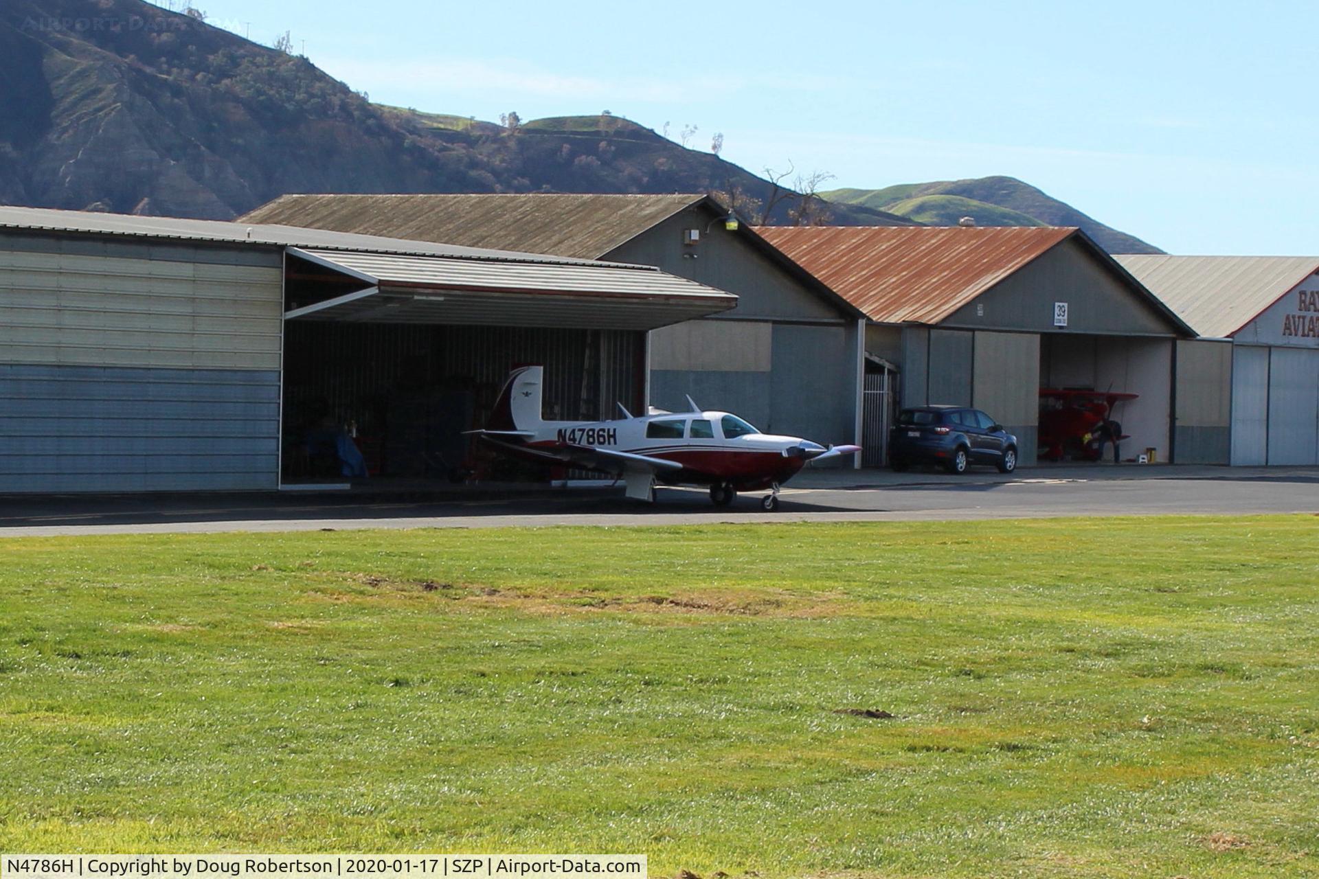 N4786H, 1979 Mooney M20J 201 C/N 24-0876, 1979 Mooney M20J 201, Lycoming IO-360 A&C 200 Hp, at Hangar ramp