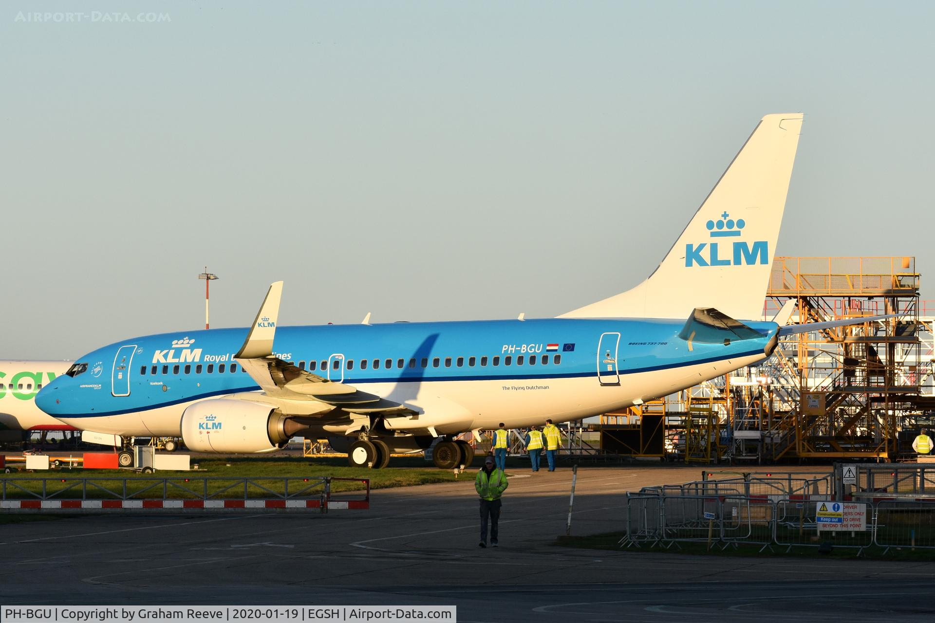 PH-BGU, 2011 Boeing 737-7K2 C/N 39257, Just out of 