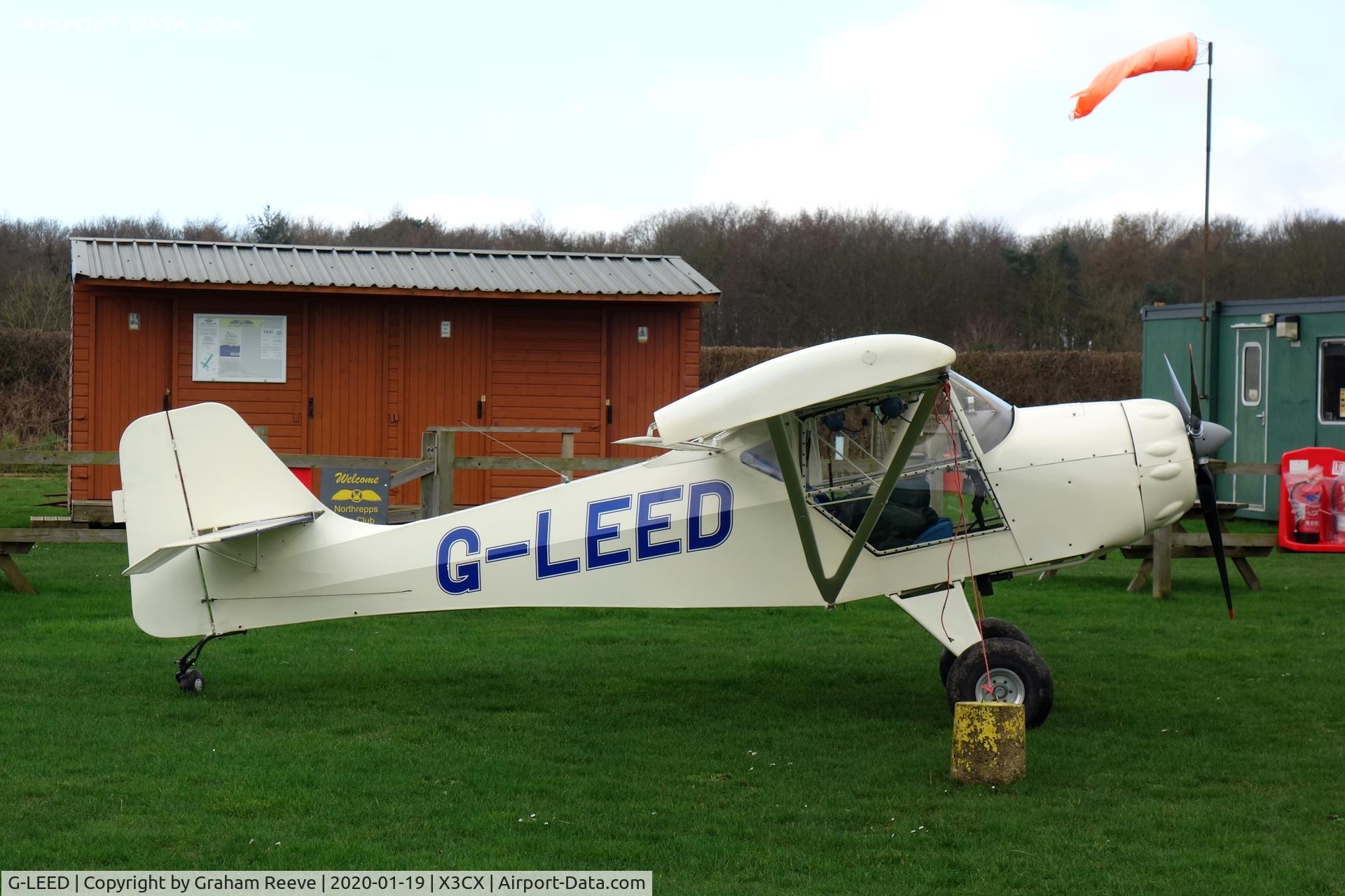 G-LEED, 1992 Denney Kitfox MK2 C/N PFA 172-11577, Parked at Northrepps.