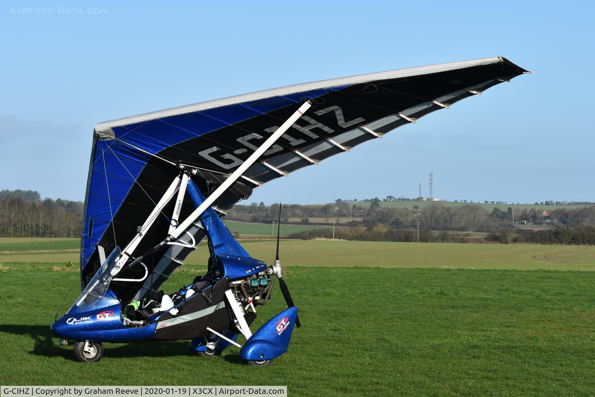 G-CIHZ, 2014 P&M Aviation Quik GTR C/N 8669, Parked at Northrepps.