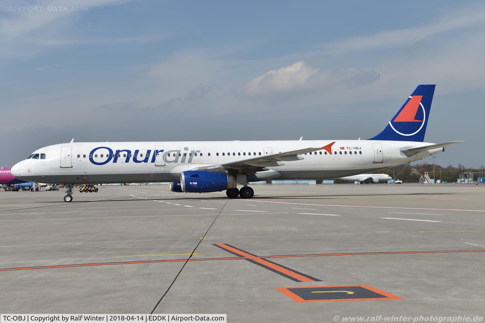 TC-OBJ, 1998 Airbus A321-231 C/N 835, Airbus A321-231 - 8Q OHY Onur Air - 835 - TC-OBJ - 14.04.2018 - CGN