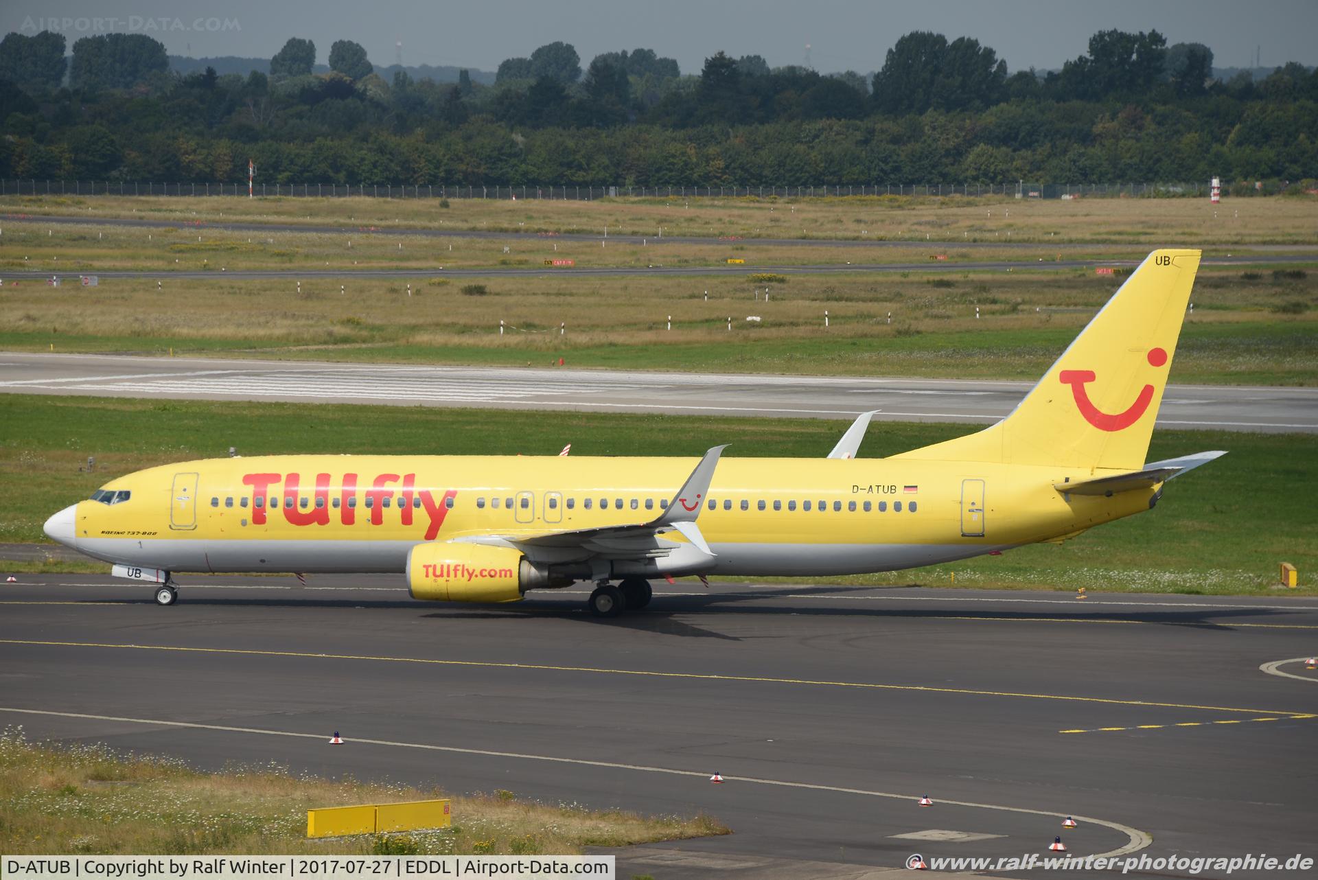D-ATUB, 2010 Boeing 737-8K5 C/N 37247, Boeing 737-8K5(W) - X3 TUI TUIfly - 37247 - D-ATUB - 27.07.2016 - DUS