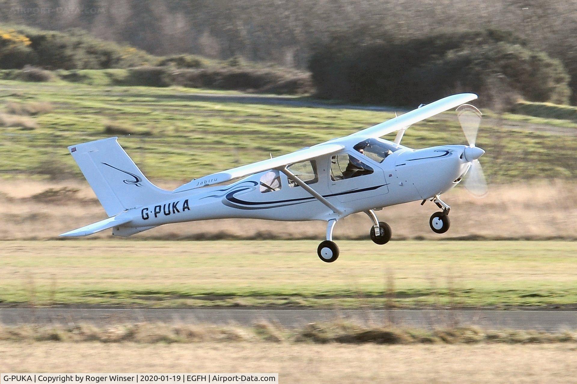G-PUKA, 2004 Jabiru J400 C/N PFA 325-14120, Jabiru J400 departing Runway 28.