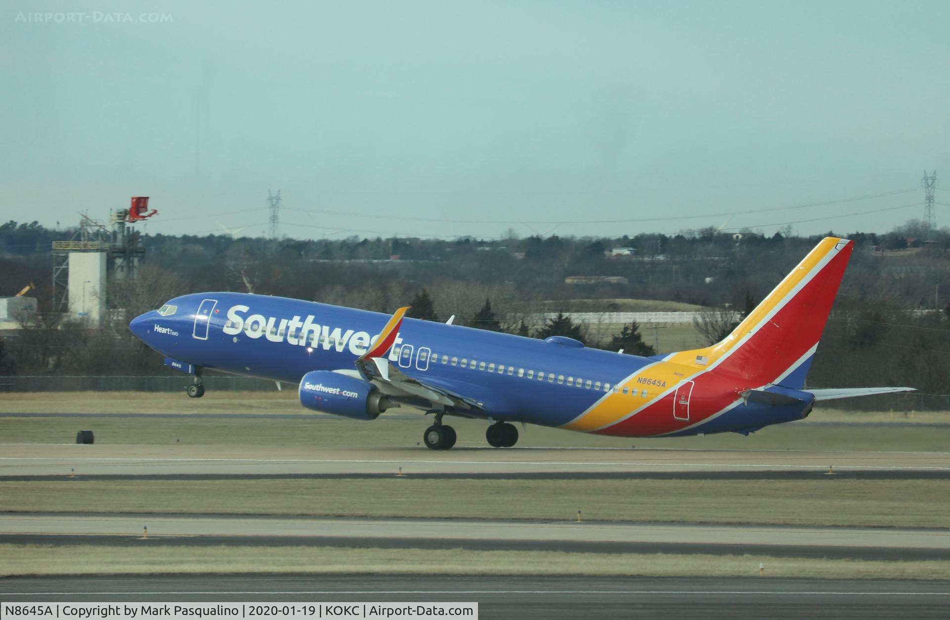 N8645A, 2014 Boeing 737-8H4 C/N 36907, Boeing 737-8H4