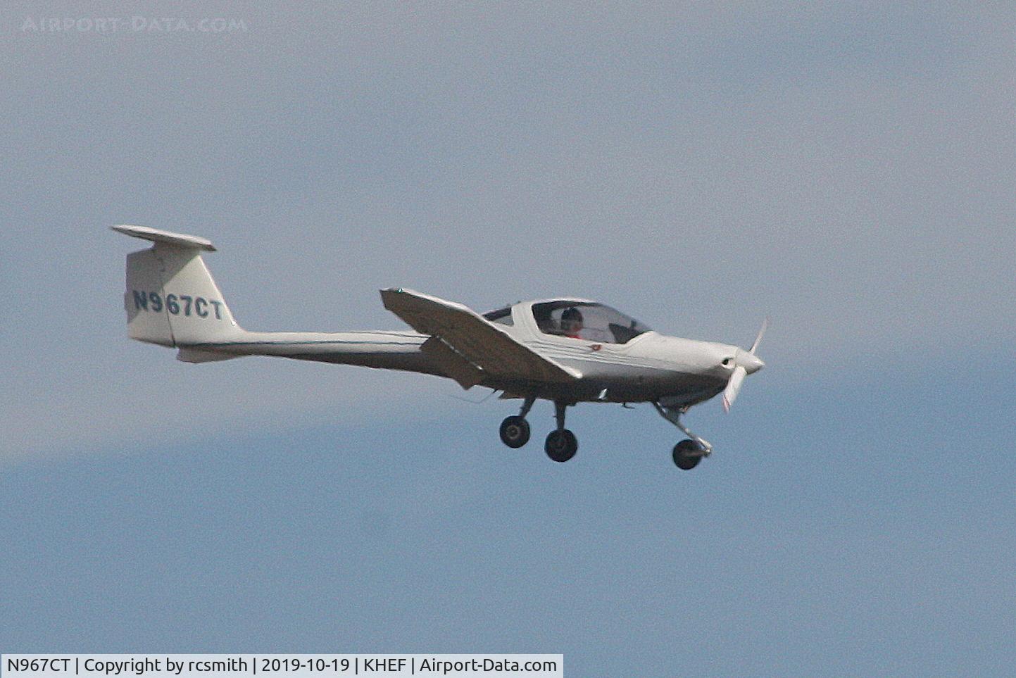 N967CT, 1999 Diamond DA-20C-1 Eclipse C/N C0067, Shot while visiting Manassas Regional. I believe the aircraft was doing touch-and-gos.