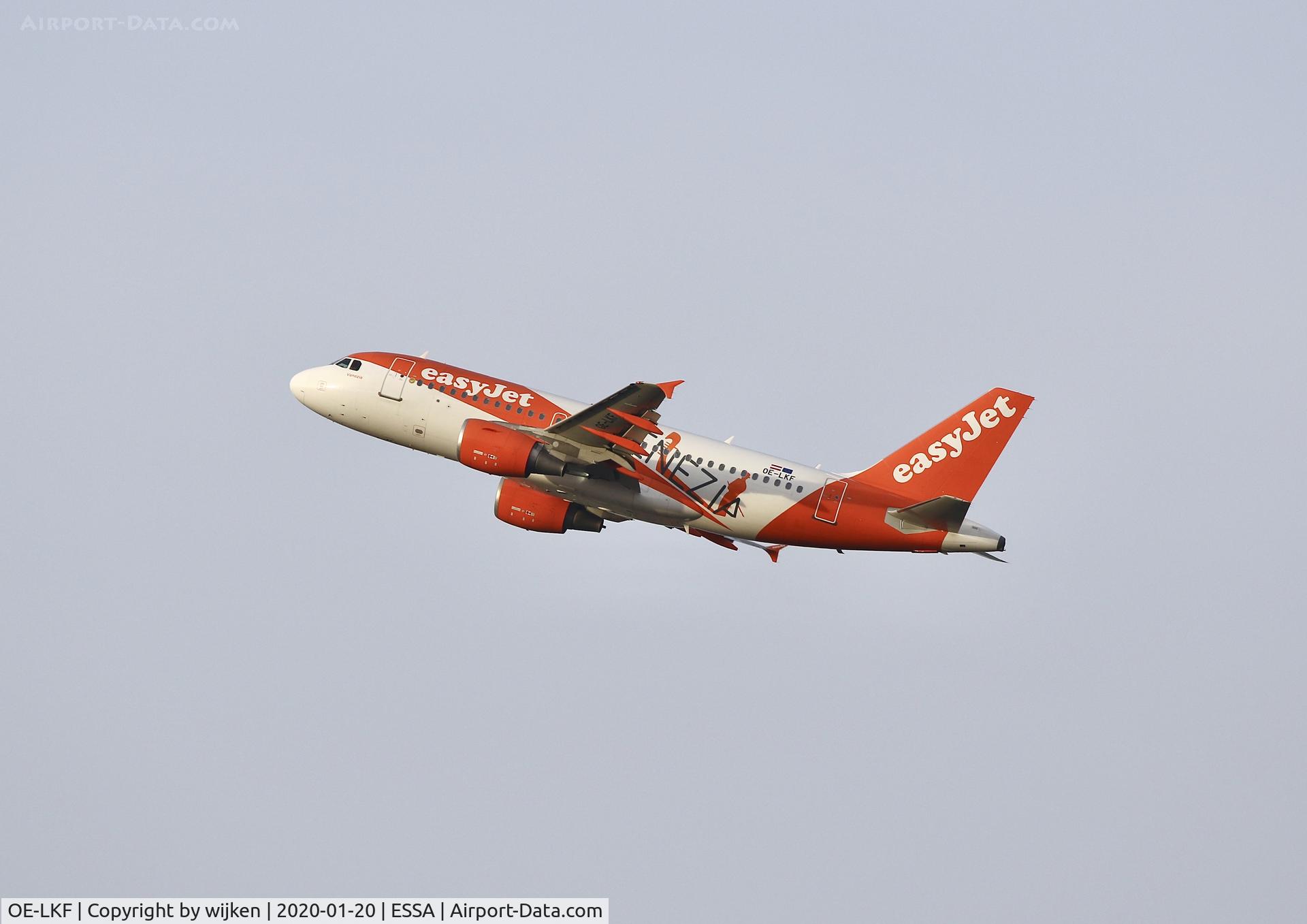 OE-LKF, 2008 Airbus A319-111 C/N 3746, RWY 19R