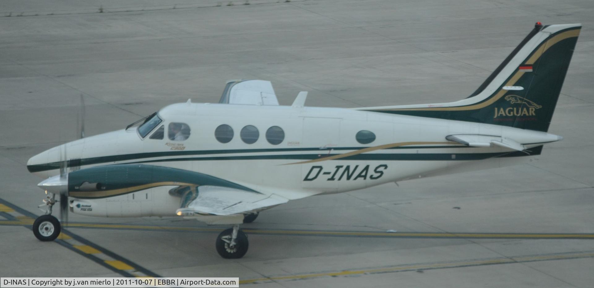 D-INAS, Beech C90A King Air King Air C/N LJ-1551, taxiing at Brussels
