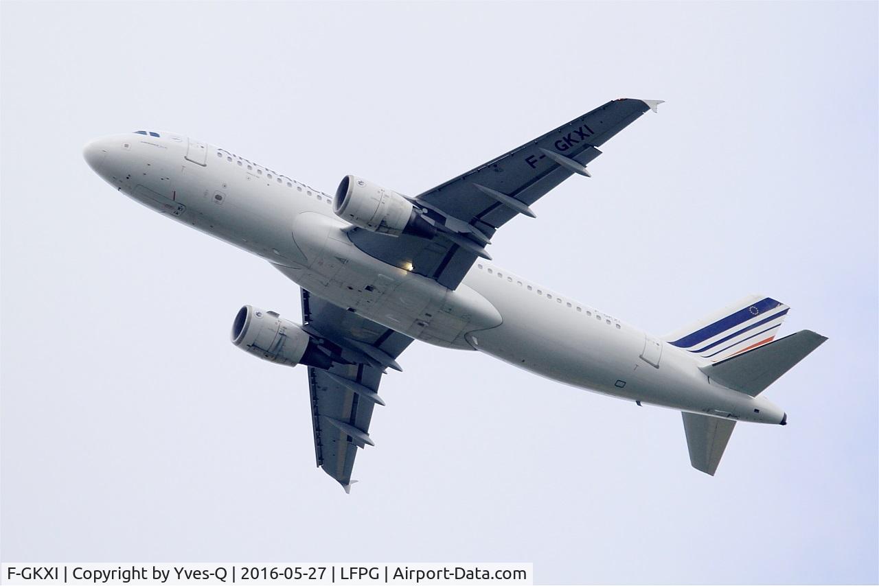 F-GKXI, 2003 Airbus A320-214 C/N 1949, F-GKXI - Airbus A320-214, Take off rwy 27L, Roissy Charles De Gaulle airport (LFPG-CDG)