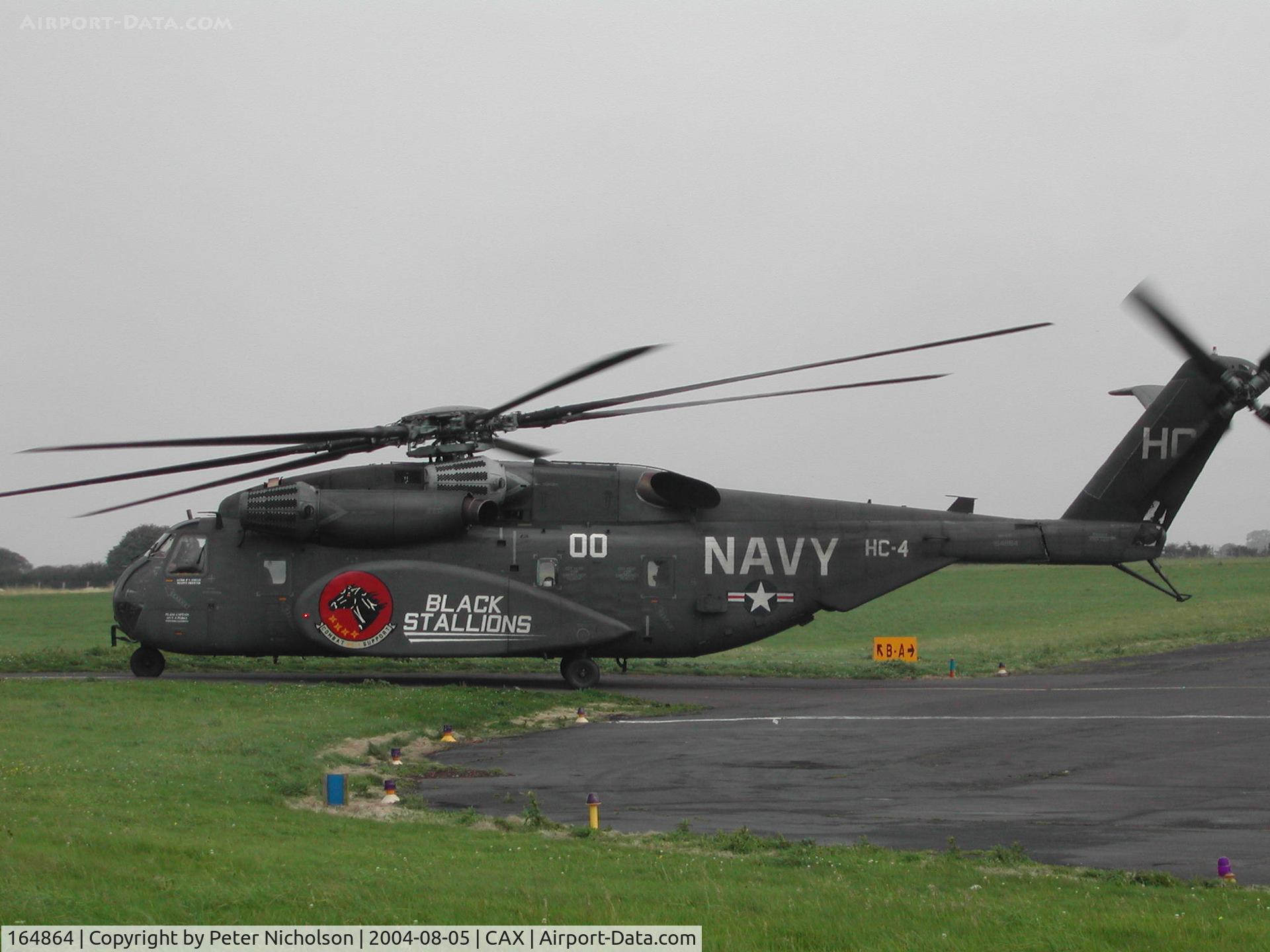 164864, Sikorsky MH-53E Sea Dragon C/N 65-620, MH-53E Sea Dragon. callsign JM 01Y, of HC-4 based at NAS Sigonella seen on a visit to Carlisle in August 2004.