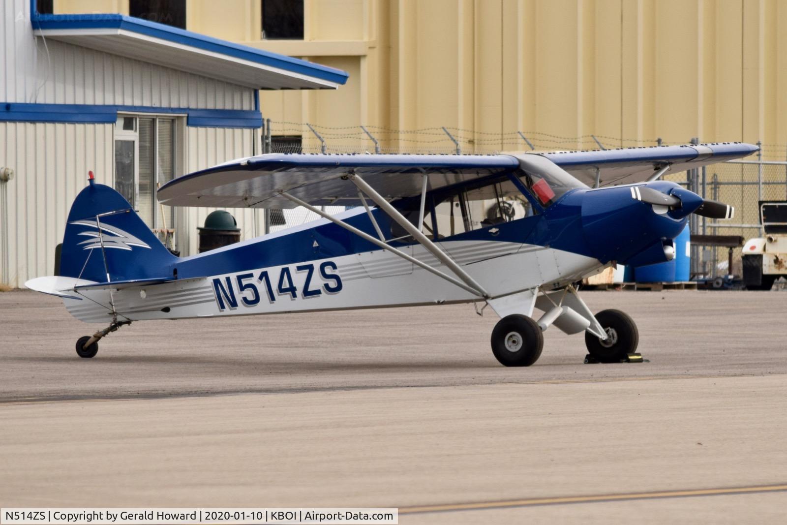 N514ZS, Cub Crafters CC18-180 Top Club C/N CC18-0038, Parked on north GA ramp.