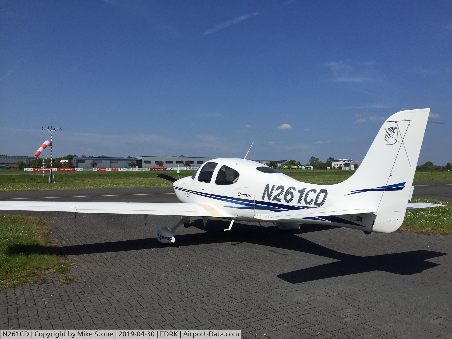 N261CD, 2002 Cirrus SR20 C/N 1182, Visit at EDRK Airfield Koblenz